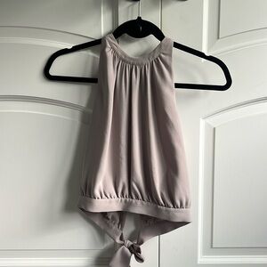 Open back Aritzia halter top size xs